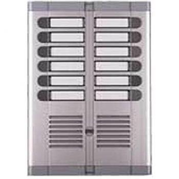 Pulsantiera Intercomunicador Urmet 12 Puestos Doble Fila Incasso Serie 925 Aluminio