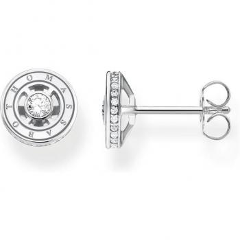 Pendientes de Plata Thomas Sabo con Incrustaciones de Piedras Blancas