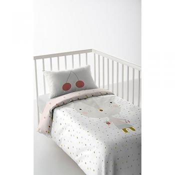 Funda Nórdica Reversible para Cuna/Maxicuna Infantil Bebé 100% Algodón Haciendo el Indio - Las Pequeñas Cosas, Fabricado en España