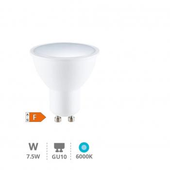 Bombilla LED dicroica 7,5W GU10 6000K
