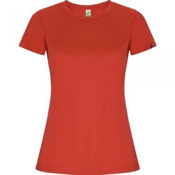 Camiseta Técnica de Mujer Imola - Manga Corta, Entallada, Tejido de Poliéster Reciclado, Control Dry