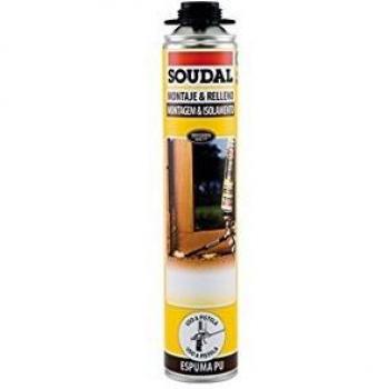 Espuma poliuretano 750ml pistola 115798 de 12 unidades
