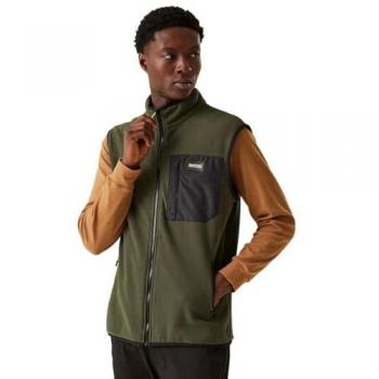 Regatta Men's Frankie Fleece Gilet Dark Khaki Size L