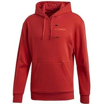adidas Terrex Logo HO Sudadera, Hombre, rojglo, S