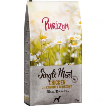 Purizon Single Meat Adult con pollo y calabaza, sin cereales - 4 x 1 kg