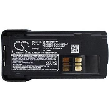 Batería de Litio 7.4V 2.2Ah para Motorola DP4000, DP4400, DP4600, DP4800, GP328D, P8608, P8660, TRBO XPR