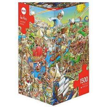 Puzzle Heye Río de la Historia - 1500 Piezas Triangular