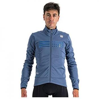 Chaqueta Sportful Tempo Cortavientos Ciclismo Hombre Azul