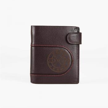 Cartera Vert. Cierre Marrón