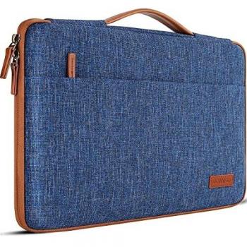 DOMISO 15,6 pulgada Funda para portátil de con bolsa de transporte con asa para de 15,6 Lenovo Yoga 730/IdeaPad 530S/ThinkPad L580/Lenovo Flex 4/5/ASUS ROG Zephyrus GX501/Dell New Latitude 3590, Azul