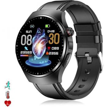 Smartwatch DAM TK25. ECG, glucosa en sangre, ácido úrico y lípidos, IMC grasa corporal, temperatura, O2 y tensión