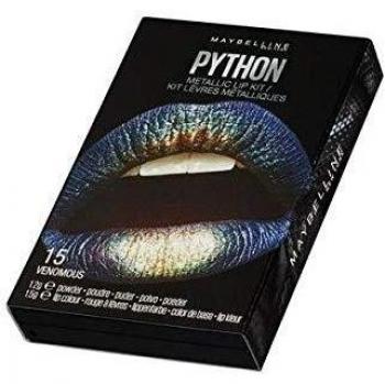 Maybelline Python Metallic Lip Kit 25 Venomous 12g - Kit de Labios Metálicos