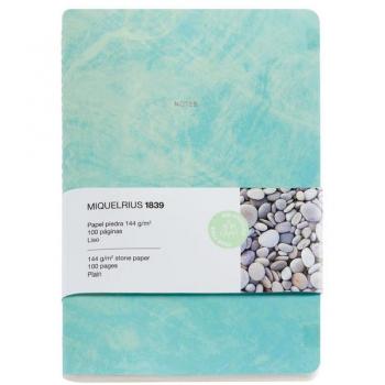 Cuaderno A5 Stone Paper Liso Verde