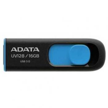 ADATA DashDrive UV128 16GB USB 3.0 - Memoria Flash de Alta Velocidad de 16 Gigabytes con Conexión USB 3.0