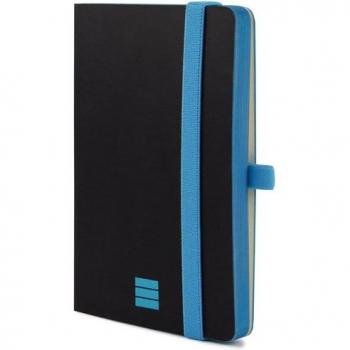 Cuaderno tapa blanda 72 hojas 80 g/m² Modern 100x150 mm liso Finocam negro