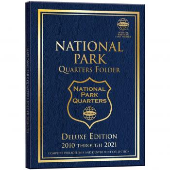 National Park Quarters Folder: Complete Philadelphia and Denver Mint Collection