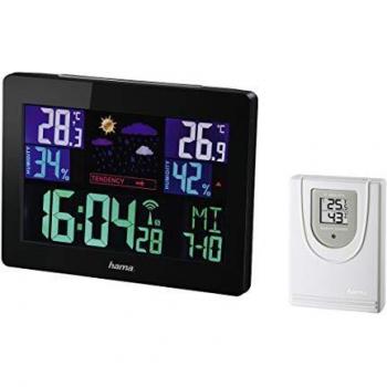 Hama Color EWS-1400 Negro Batería - Estación meteorológica