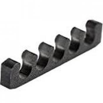 Alphacool Eiskamm X5 Flat Cable Management Clips - 3mm Black - Pack of 4