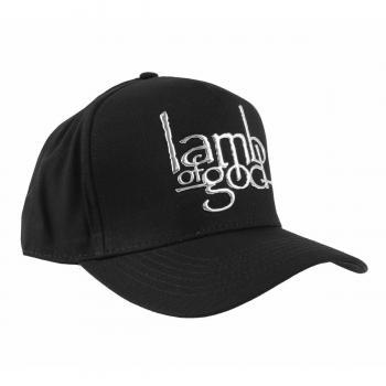 Lamb Of God Sonic Silver Logo Strapback Baseball Cap