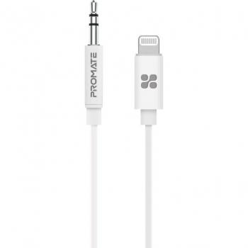 Promate Audiolink-LT1 Cable Lightning a Audio Jack 3.5mm Blanco