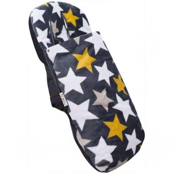 Saco Universal Polar para Cochecito y Silla de Paseo Jyoko Nordic Yellow - Impermeable y Aislamiento Térmico