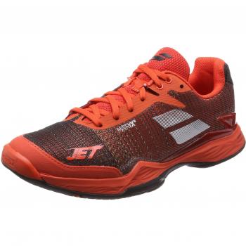 Babolat Hombres Jet Mach II All Court Zapatillas De Tenis Zapatilla Todas Las Superficies Naranja - Negro 40,5