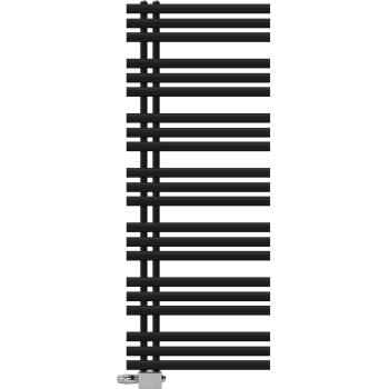 Radiador Toallero de Baño 60x160 cm Calefactor Negro Mate Diseño Panel con Termostato Universal
