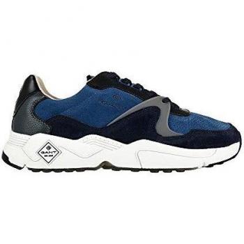 GANT Men's Portland Sneaker, Multicoloured Navy Vintage Blue G655, 8 UK