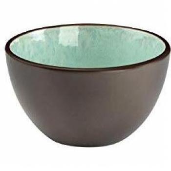 Juego de 6 Boles de Desayuno de Gres Verde Jade - 13 cm - Medard de Noblat