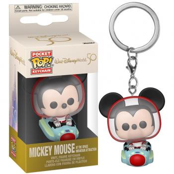 Funko Pocket Pop! Llavero Disney World 50th - Mickey (Montaña Rusa Espacial)