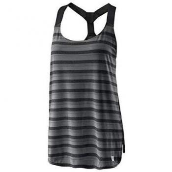 Wilson W Control Tank Camiseta de Tirantes, Mujer, Black, L
