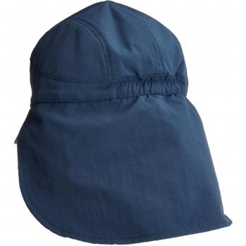 SALEWA Sun Protect Neck Gaitor K Gorra con Cuello extraíble, Niños, Azul