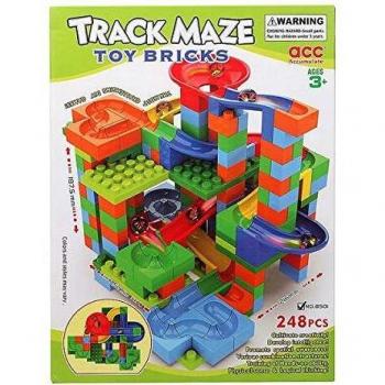 BB Fun - Juego de Construcción con Bloques Track Maze 118056 (248 pcs)