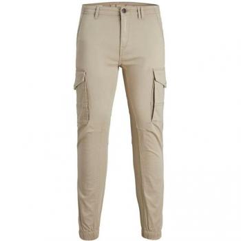Jack & Jones Paul Flake Beige Slim Fit Cargo Pants