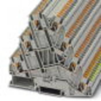 Phoenix Contact PT 2.5-PE/3L Multi-Level Terminal Block - Feed-Through, 20A, Gray