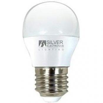 Lampara esferica 960227 led e27 5w 3000k de silver sanz caja de 10 unidades