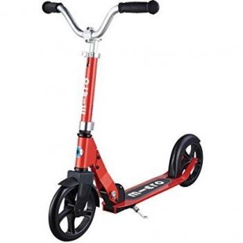 Patinete Micro Cruiser Rojo Plegable para Niños con Grandes Ruedas