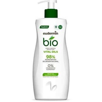 Eudermin Bio Natural Vital Oils 0% Crema Corporal Protectora - 400 ml