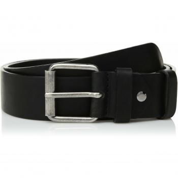 Cinturón de cuero Nudie Jeans Pedersson negro 95 cm