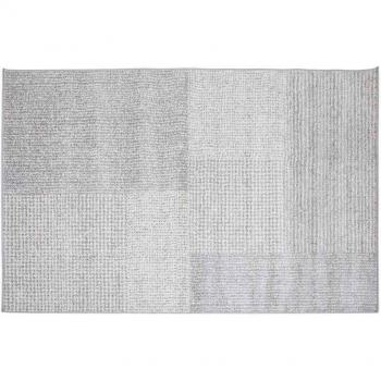 Alfombra Koy Cuadros Gris 100X150 cm