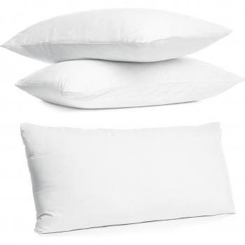 Almohada de Microfibra y Fibra Hueca Premium con Exterior Transpirable y Interior Confortable
