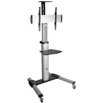 Tripp Lite Mobile TV Floor Stand Cart Height-Adjustable LCD 32-70 Inch Display