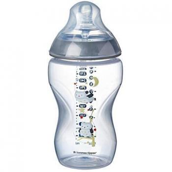Tommee Tippee Biberon Closer to Nature, 340 ml, Ollie el Búho, 1 Unidad