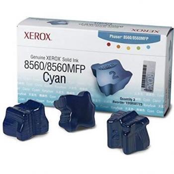 Xerox 108R00723 Phaser 8560 Genuine Solid Ink Cyan (3-pack)