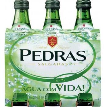 Agua Pedras Cgas 250ml Vidrio P6