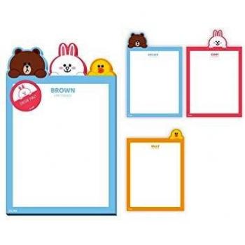 Blue Print - Bloc notas de escritorio Line Friends