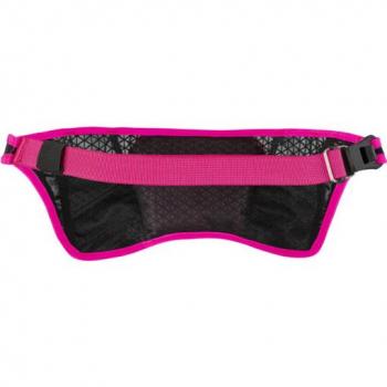 Riñonera de hidratación Dynafit Flask Belt Rosa, cinturón de hidratación ligero y cómodo, diseñado para correr y actividades al aire libre, incluye dos botellas de agua (flasks), ajuste ajustable y reflectantes para mayor