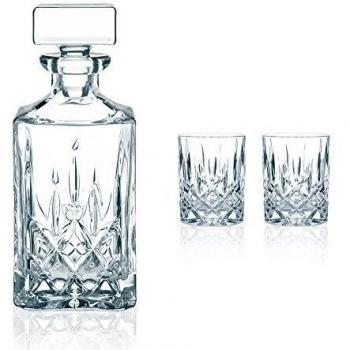 Set de Whisky Noblesse Nachtmann - 3 piezas (1 decantador + 2 vasos de cristal)