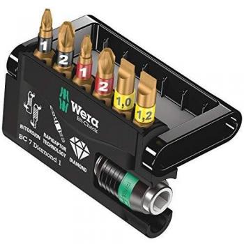 Wera 05057416001 Juegos de Puntas de Destornilladores, 7 piezas