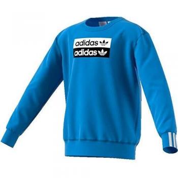 adidas V-Ocal Crew Sweatshirt, Niños, Real Blue, 7-8Y